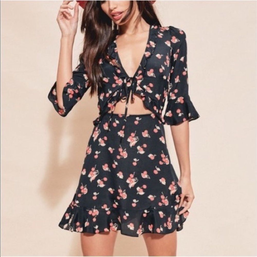 NEW Cherry Sundress in Cherry Noir
For Love & Lemons - Picture 2 of 5